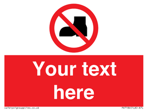 Custom No outdoor footwear